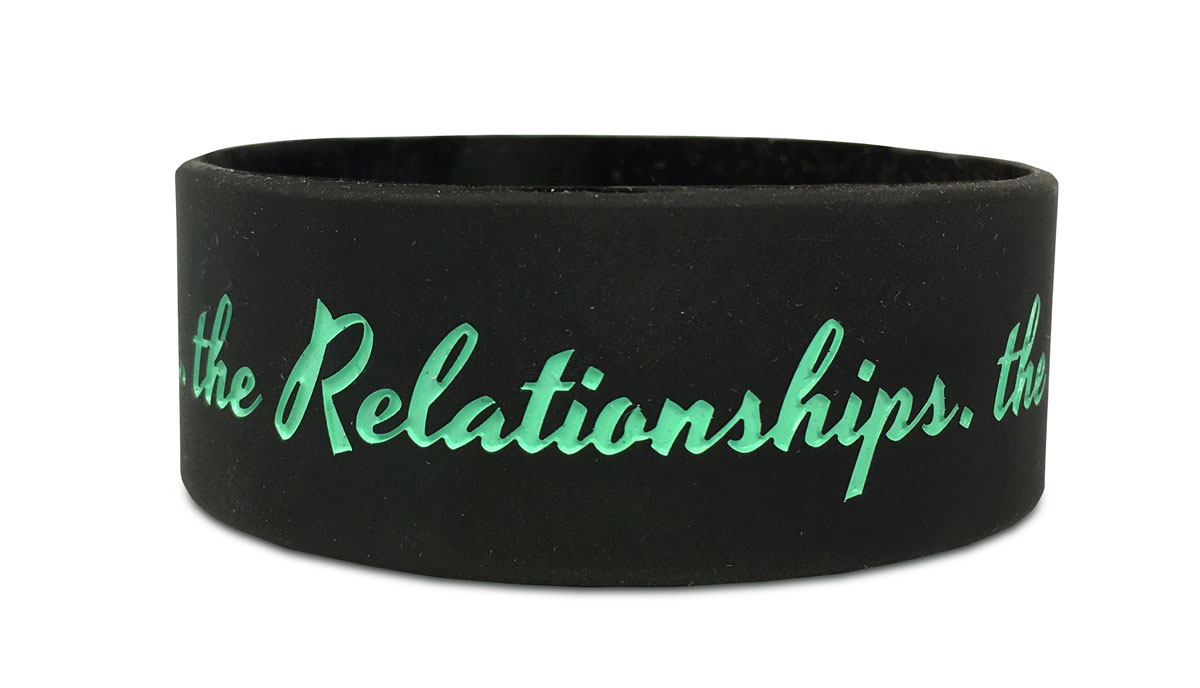 Make Custom Wristbands With A Cursive Font
