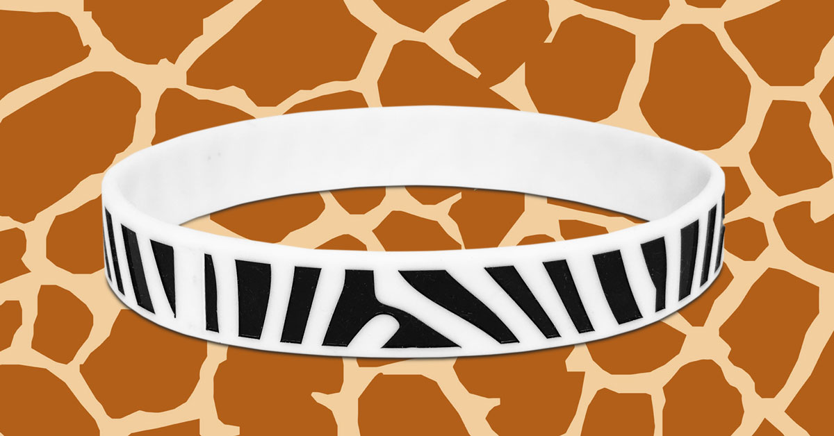 Add Animal Print To Your Next Silicone Wristband