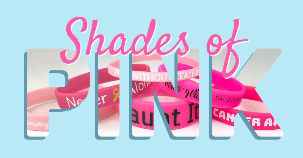 Shades of Pink Wristbands
