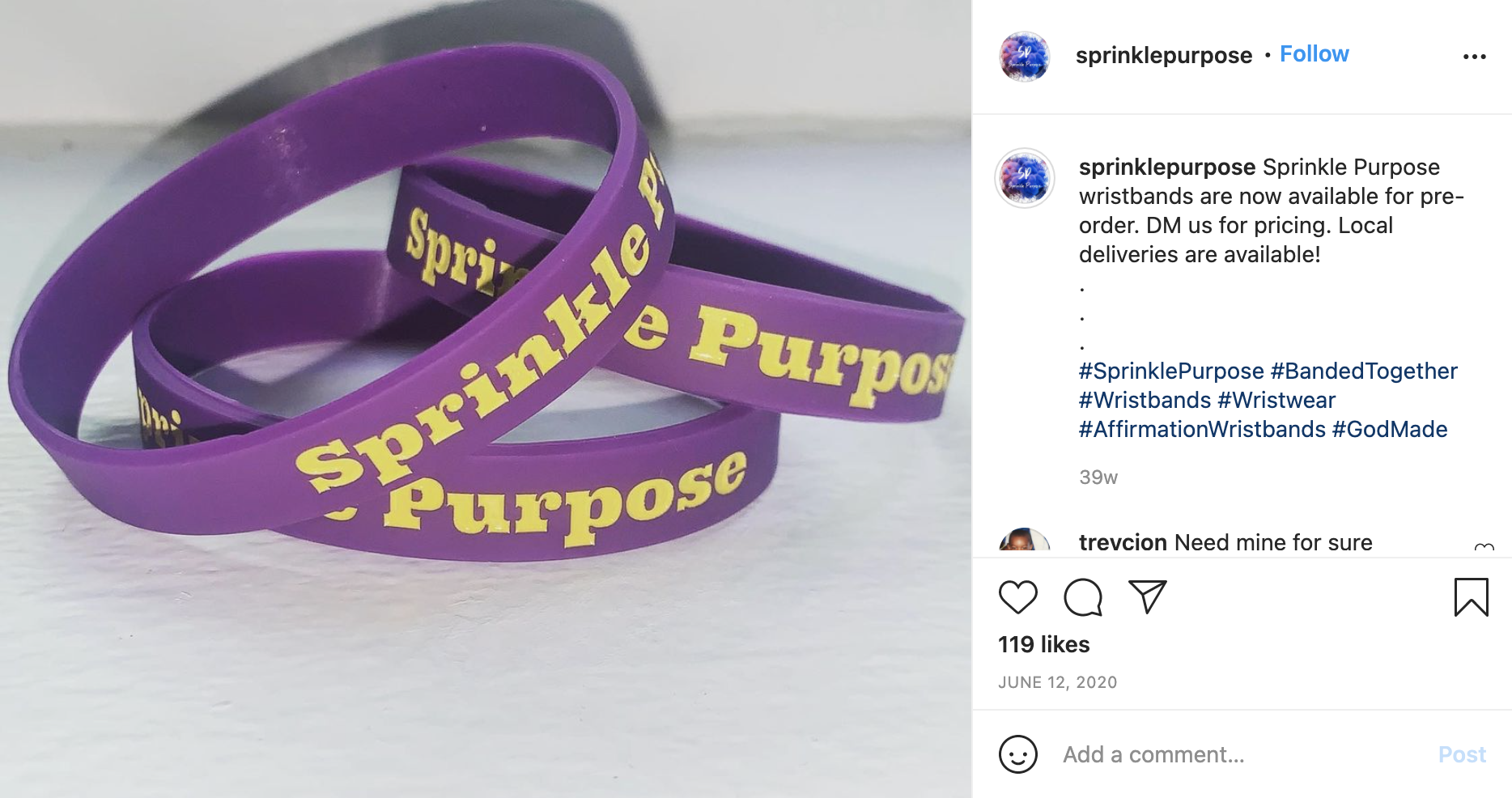 Behind the Bands Sprinkle Purpose The Wristband Blog